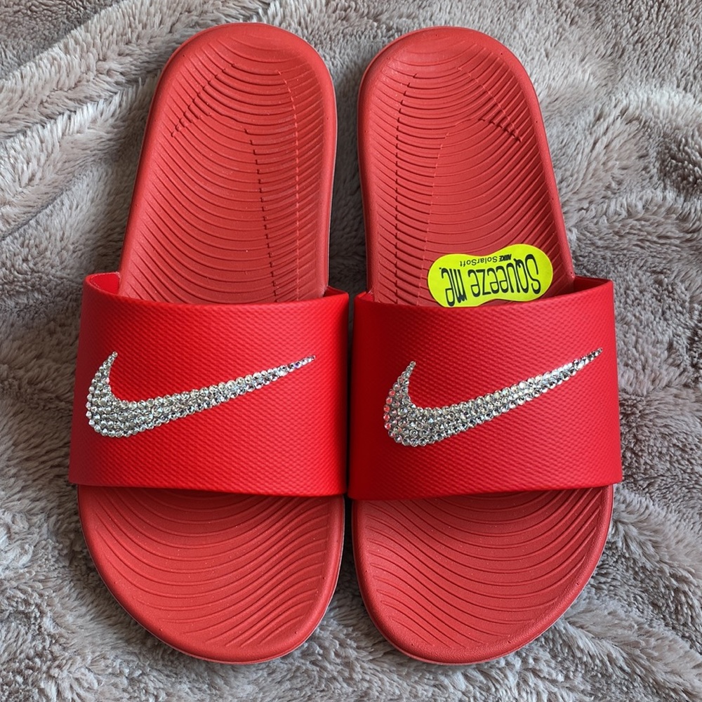 Custom Bling Nike Slides